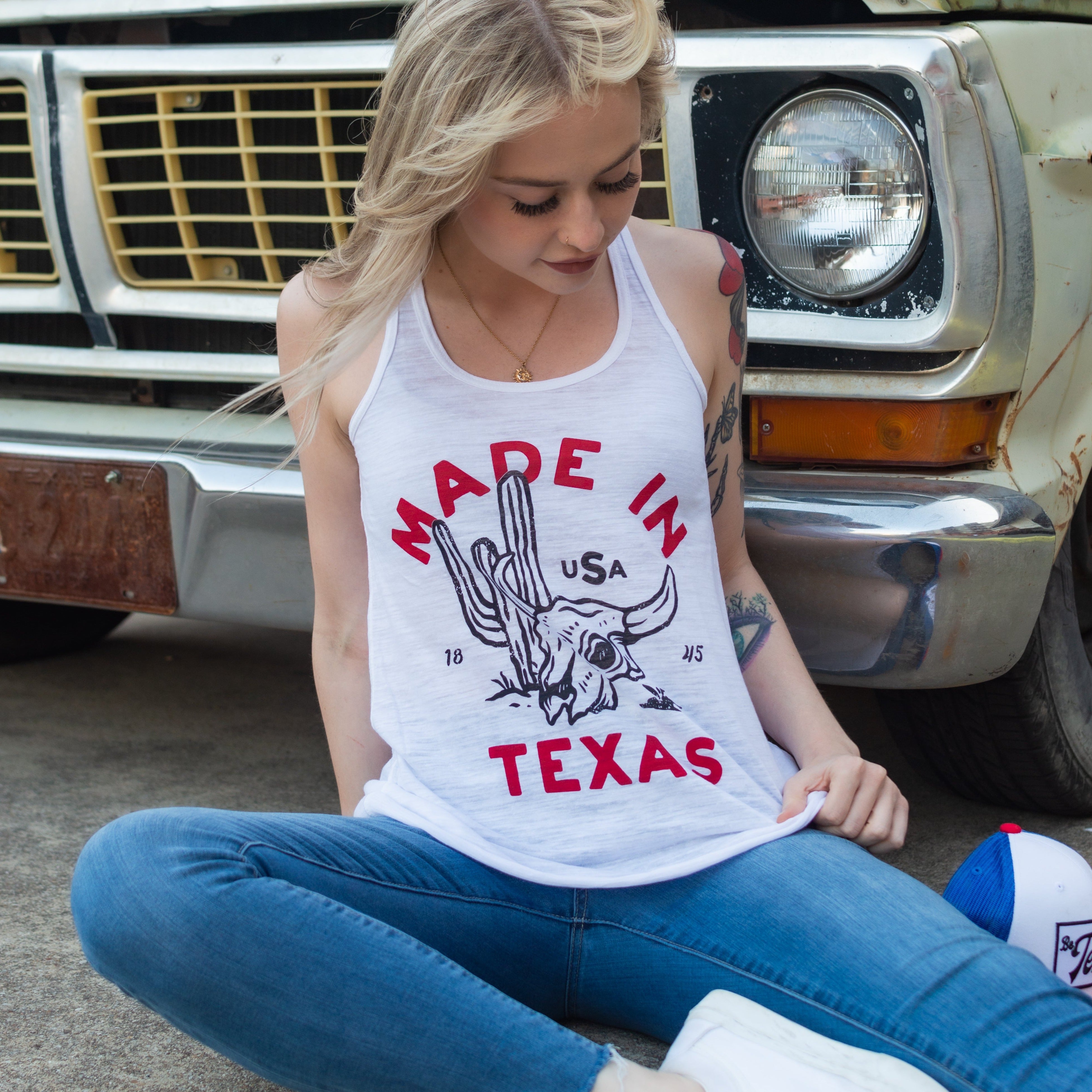 売れ筋商品|||ファナティクス カットソー トップス レディース Women's White Texas Longhorns Activate Slub Tank Top White Women's Fanatics White Texas Longhorns Activate Slub Tank Top